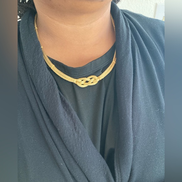 Knot of Hercules 24k plated necklace - Picture 5 of 11